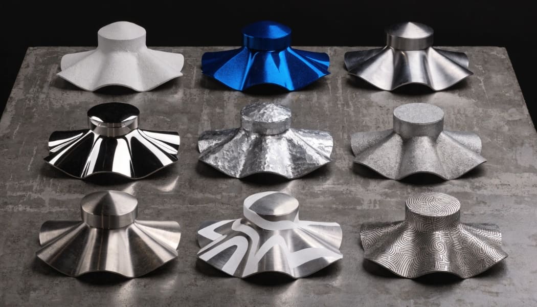 Powder coating and surface treatment facility with various finishing options